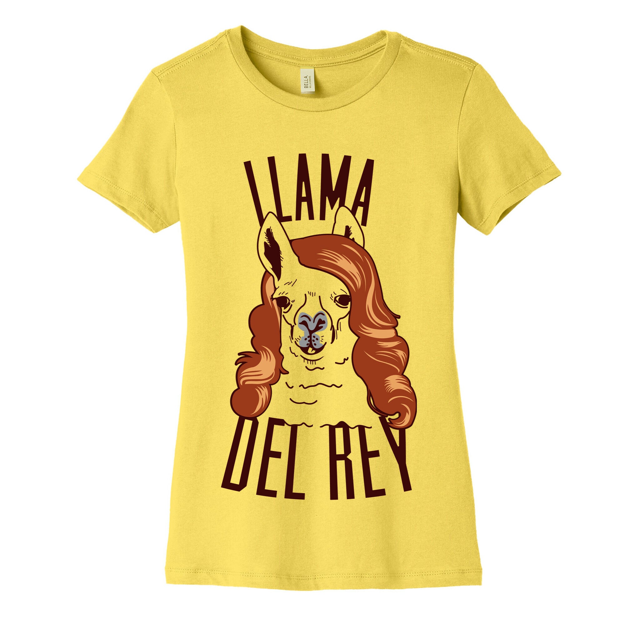 Llama Del Rey Women's Cotton Tee